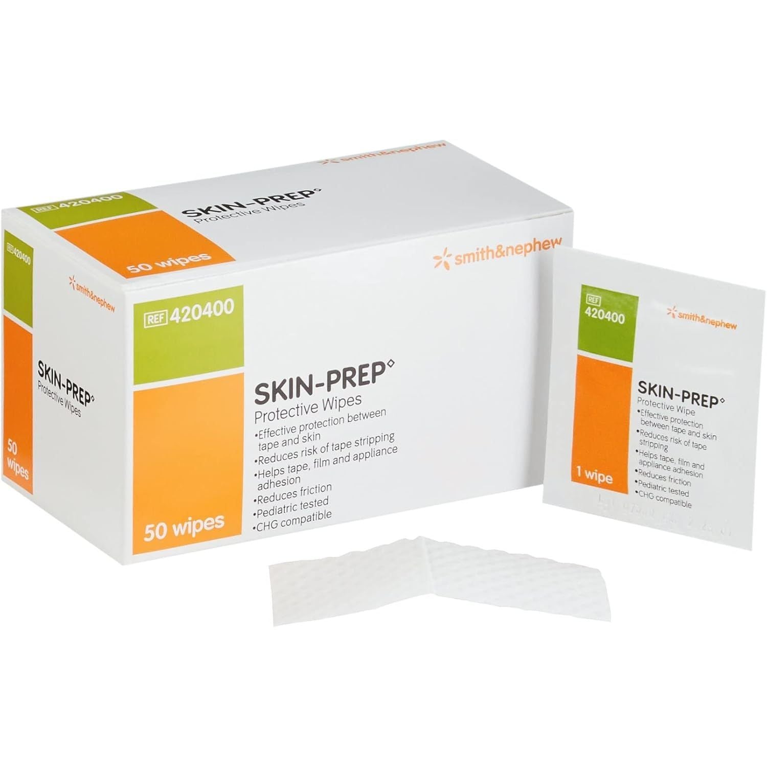 Skin-Prep Protective Dressing Wipe (Box of 50) Dressing Wipes Pasteur Pharmacy