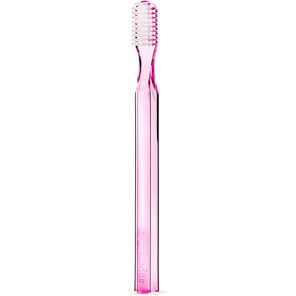 Supersmile Professional Toothbrush Pink Ergonomic 45° Angle Soft Bristles Toothbrushes Pasteur Pharmacy