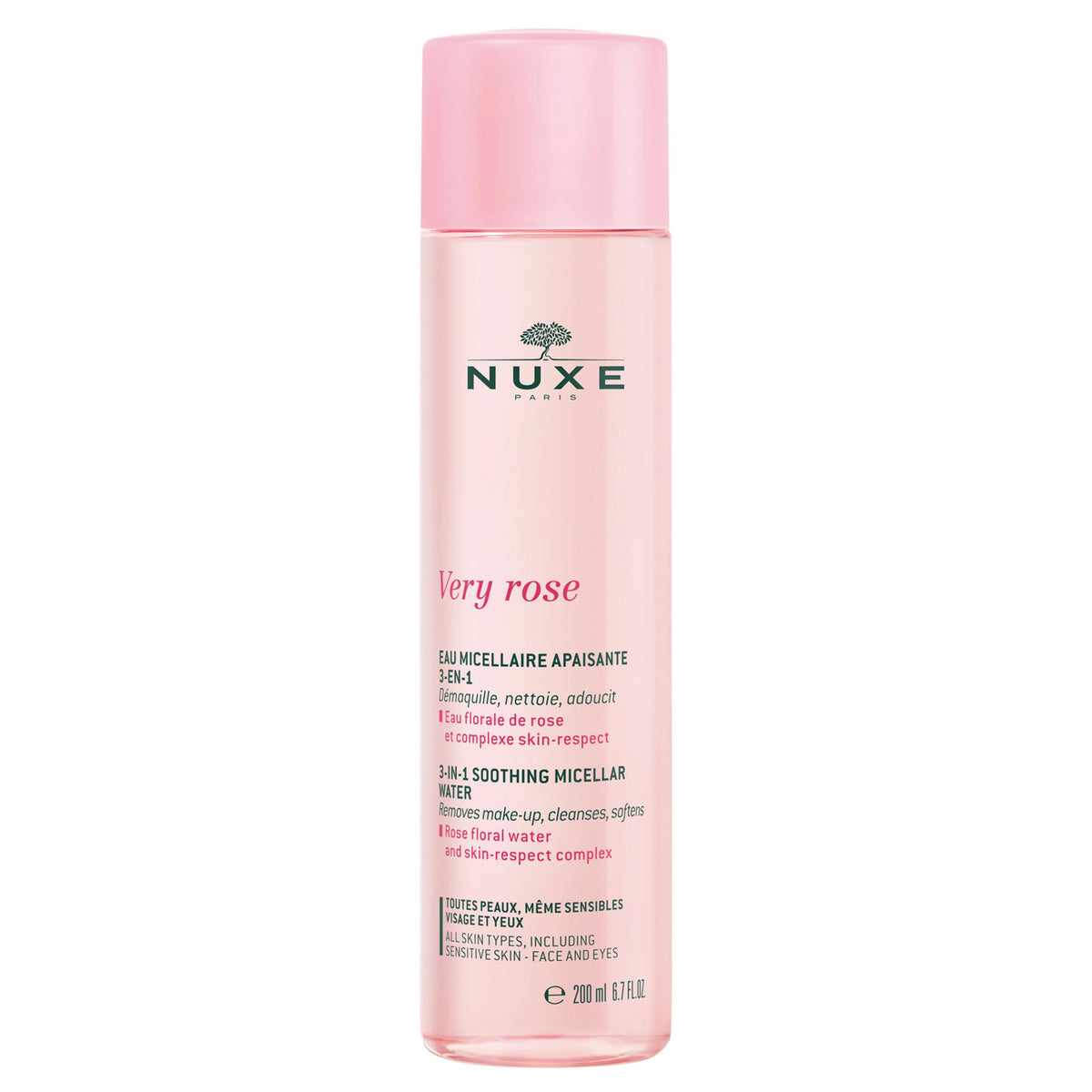 Nuxe Very Rose 3 In 1 Soothing Micellar Water - 200ml