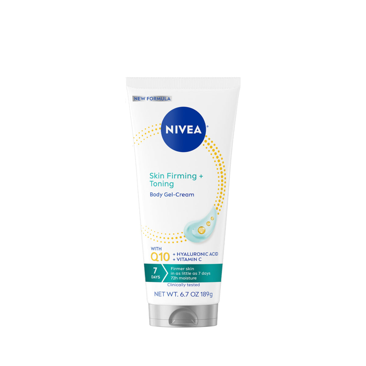 Gel-crema reafirmante y tonificante para la piel Nivea, tubo de 6,7 oz