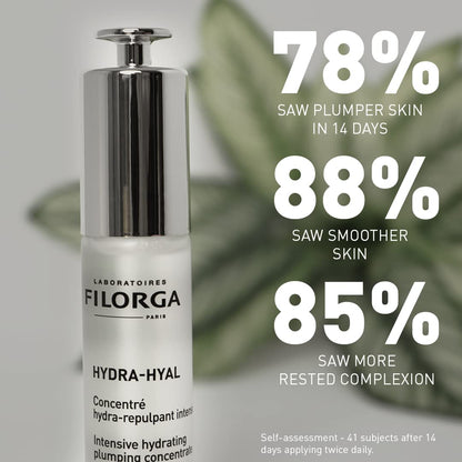 Sérum hidratante con 5 ácidos hialurónicos Hydra-Hyal de Filorga - Hidratante antiedad para piel seca