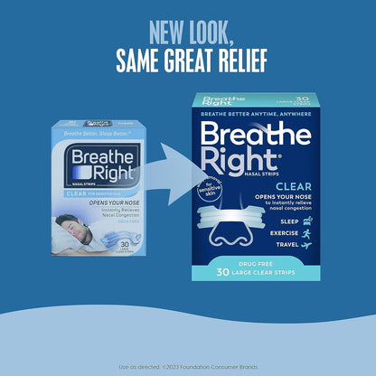 Bandelette nasale Breathe Right, grande taille