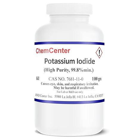 Potassium Iodide (KI) Powder, 100 Grams Medical Supplies Pasteur Pharmacy