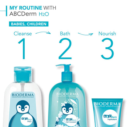 Leche corporal hidratante ABCDerm para bebés - Hidratación y protección suave para pieles sensibles