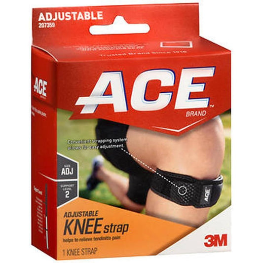 ACE Brand Dual Knee Strap, Adjustable Support, One Size – Targeted Pressure for Patellar Tendonitis Health & Beauty Pasteur Pharmacy