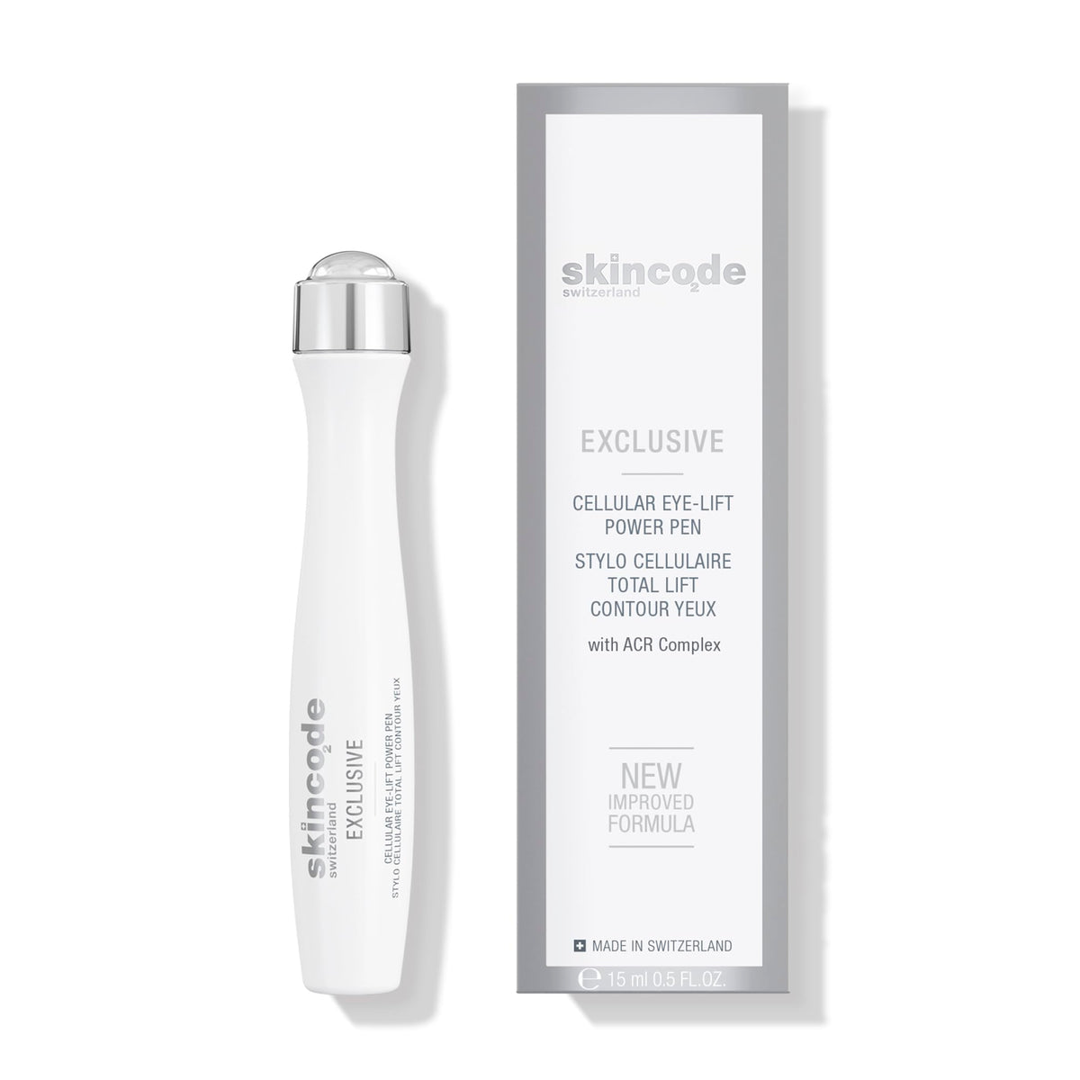 Skincode Cellular Eye Lift Power Pen 15ml - Anti-Aging Eye Serum with Caffeine & Hyaluronic Acid