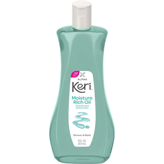 Alpha Keri Shower & Bath Moisture Rich Oil 16 oz Bath & Body Pasteur Pharmacy