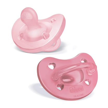 Chupete de silicona Chicco Physio Soft para bebés de 12 meses en adelante - Solución calmante cómoda y segura