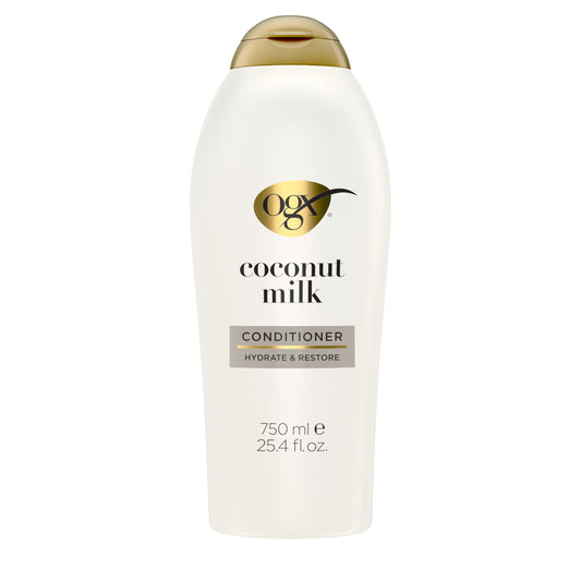 OGX Coconut Milk Conditioner - Sulfate-Free Moisturizing Hair Care - 13.01 fl oz