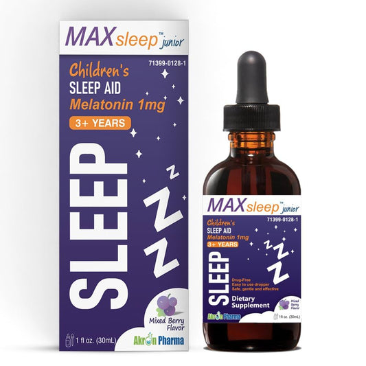 Akron pharma MAX Sleep Junior For Kids - Melatonin Sleep Drops For Sweet Dreams Health & Beauty Pasteur Pharmacy