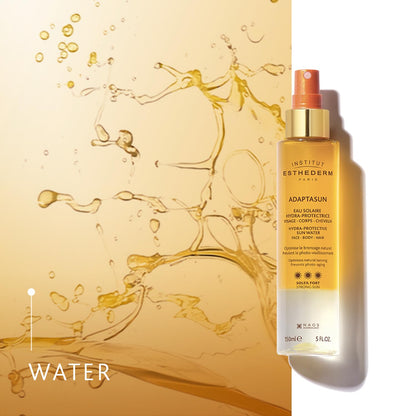 Eau Solaire Hydra-Protectrice Adaptasun Esthederm - 150 ml Protection solaire pour le visage, le corps et les cheveux