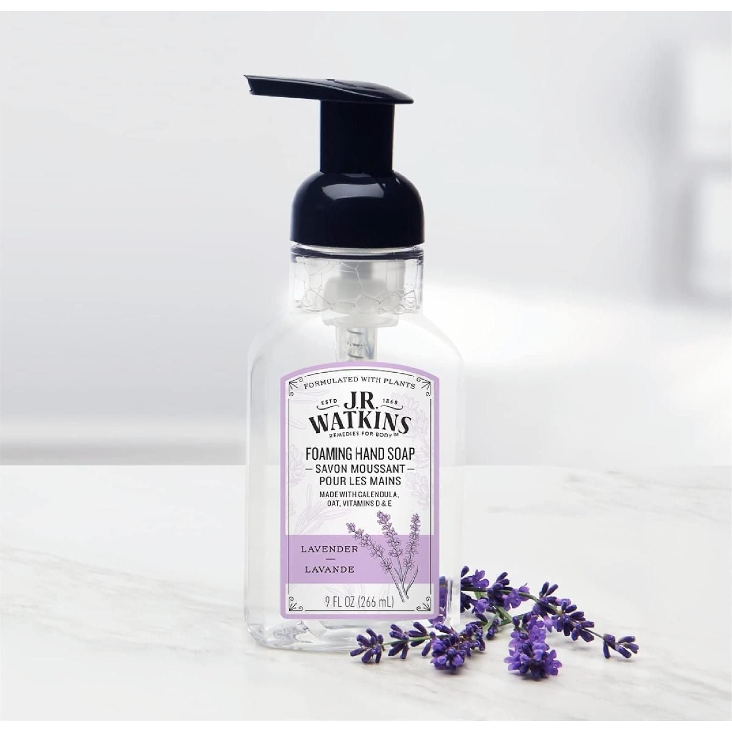 J.R. Watkins Lavender Foaming Hand Soap 9 oz Foaming Hand Soap Pasteur Pharmacy