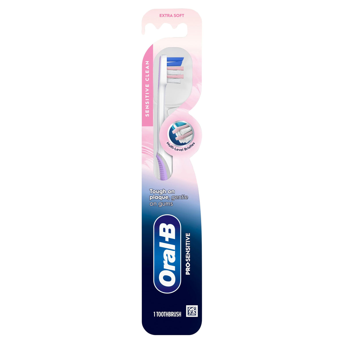 Cepillo de dientes manual Oral-B Pro-Flex suave: cuidado bucal delicado para dientes y encías sensibles