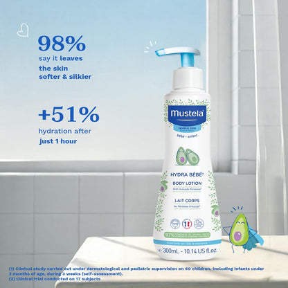 Loción corporal Mustela Hydra Bebé 300ml