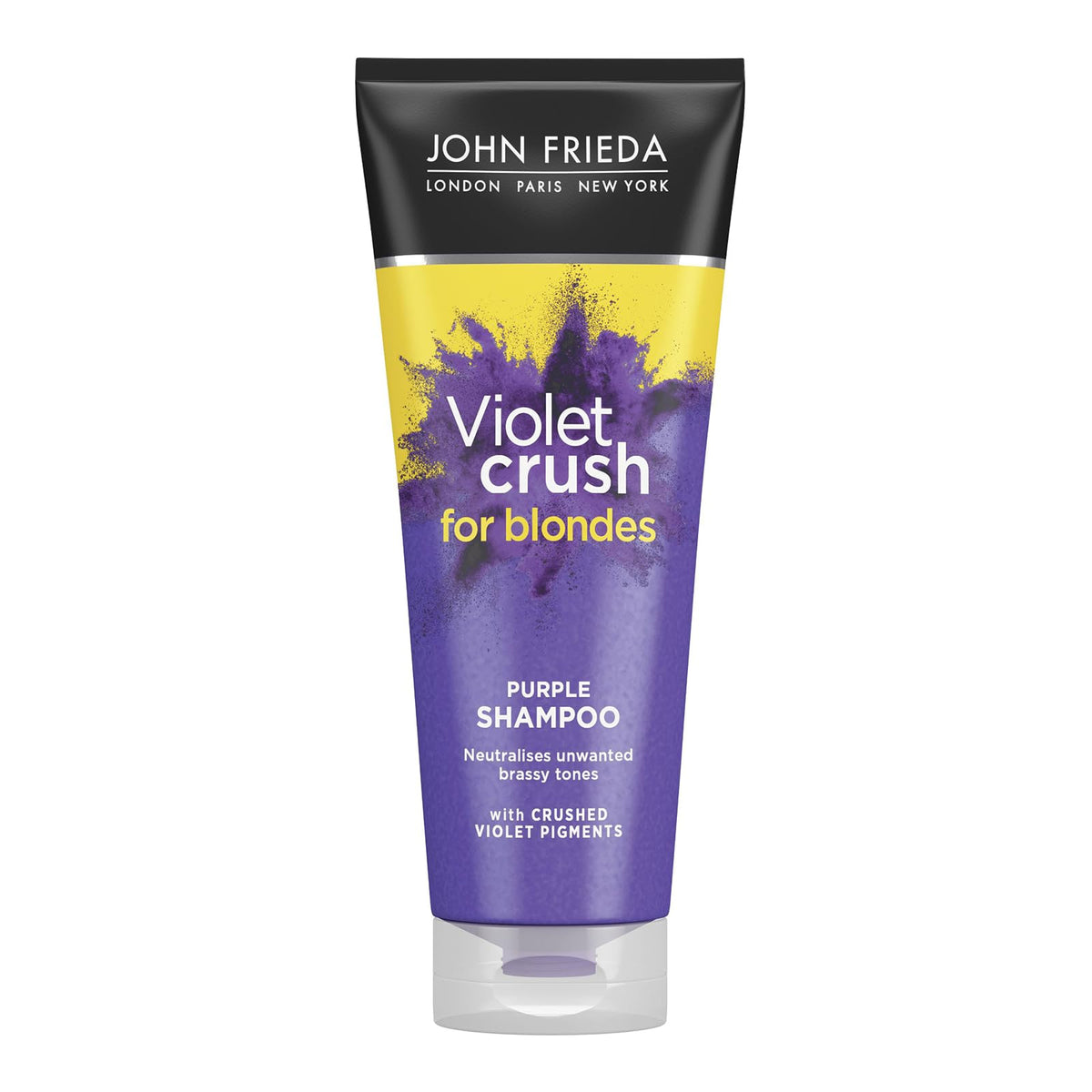 John Frieda Violet Crush Blonde Hair Shampoo - Sulfate-Based, Violet Extracts, 8.45 fl oz