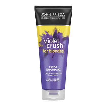 Shampooing John Frieda Violet Crush pour cheveux blonds - À base de sulfates, aux extraits de violette, 250 ml