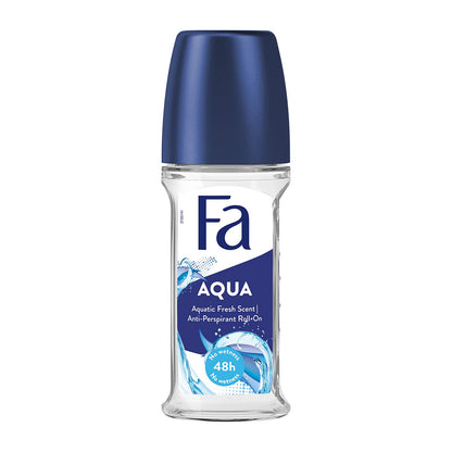 Desodorante Roll-On Fa Aqua para mujer 50ml - Frescura duradera | Antitranspirante