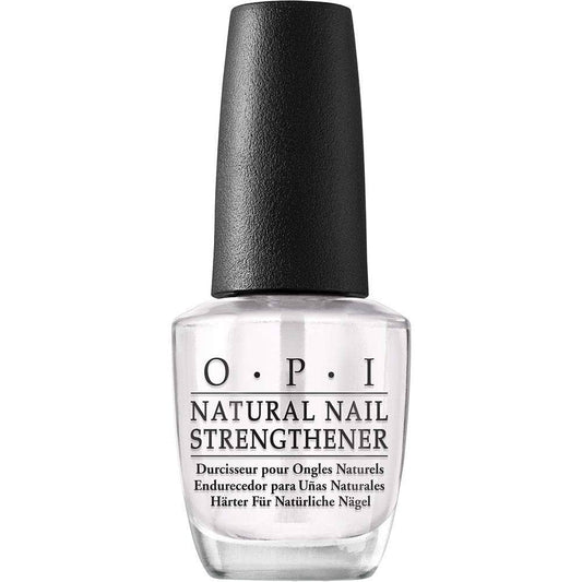 OPI Natural Nail Strengthener, Vegan Formula, Infused with Vitamin A & E, Helps Prevent Discoloration, Strengthens Nails, Clear, 0.5 fl oz Nail Care Pasteur Pharmacy