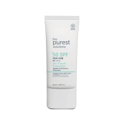 The Purest Solutions Hidratante Control de Grasa con Protección UV y Luz Azul - Acabado Tacto Seco, 1.69 fl oz