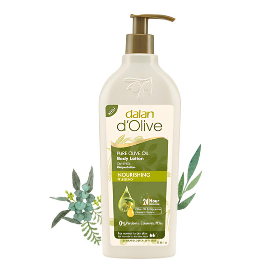 Loción corporal nutritiva Dalan D'Olive 13.5 fl oz - Aceite de oliva y glicerina