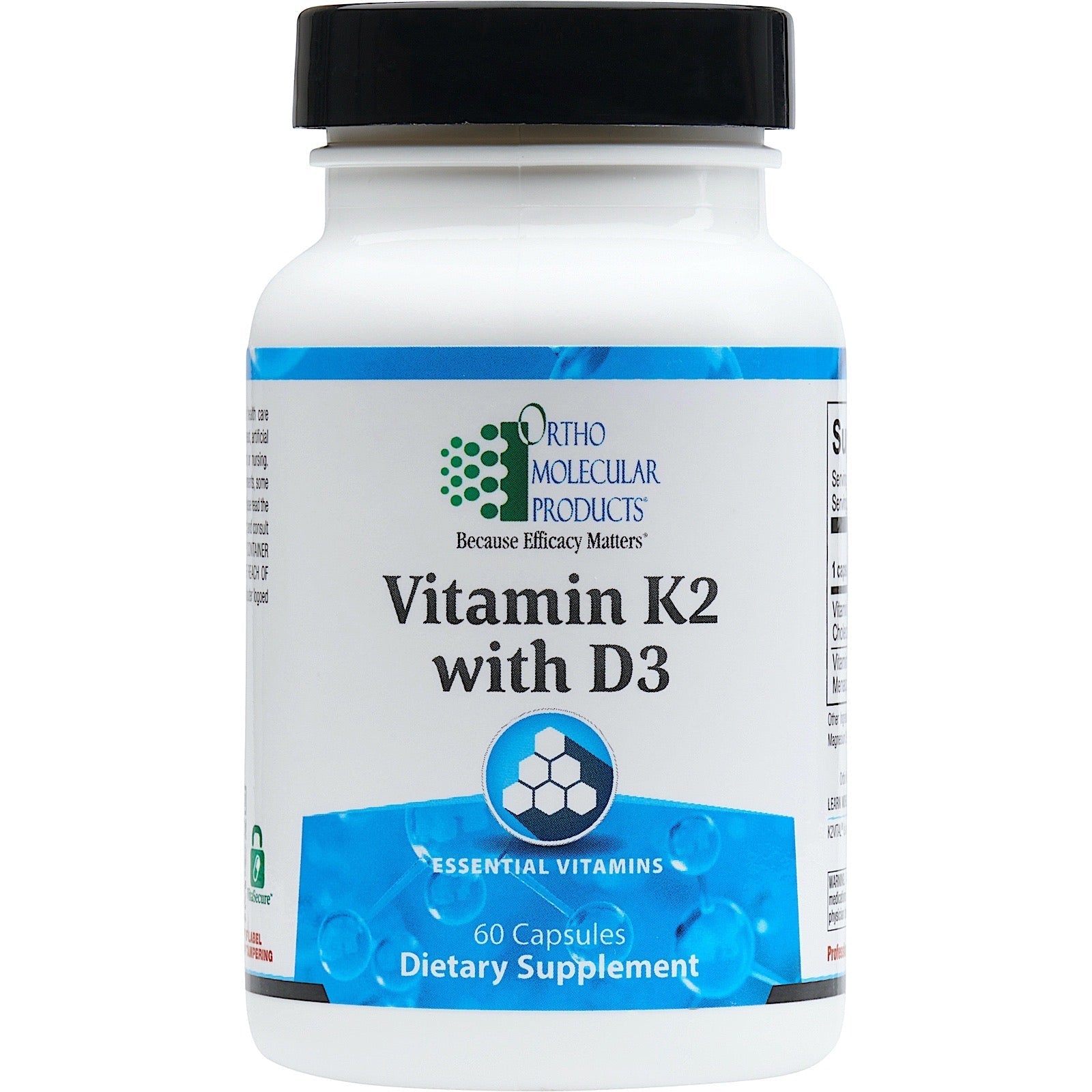 Ortho Molecular Products Vitamin K2 With D3 60 Caps Vitamins & Supplements Pasteur Pharmacy