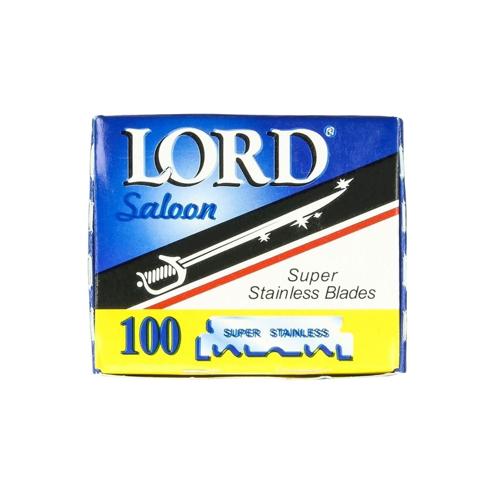 Lord Saloon Super Stainless Shaving Blades 100 count Shaving Blades Pasteur Pharmacy