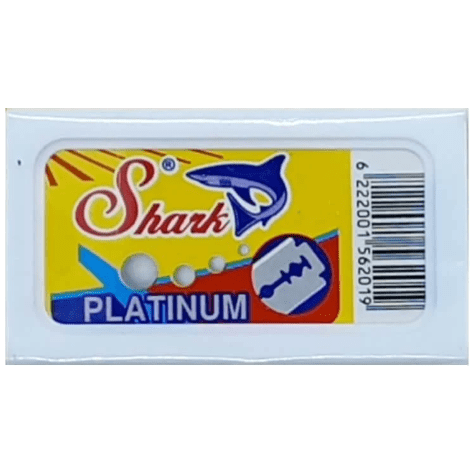 Shark Platinum Double Edge Safety Razor Blades - 5 Pack Razor Blades Pasteur Pharmacy