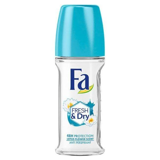 Fa Deodorant Fresh & Dry Roll on for Women 50ml Personal Care Pasteur Pharmacy