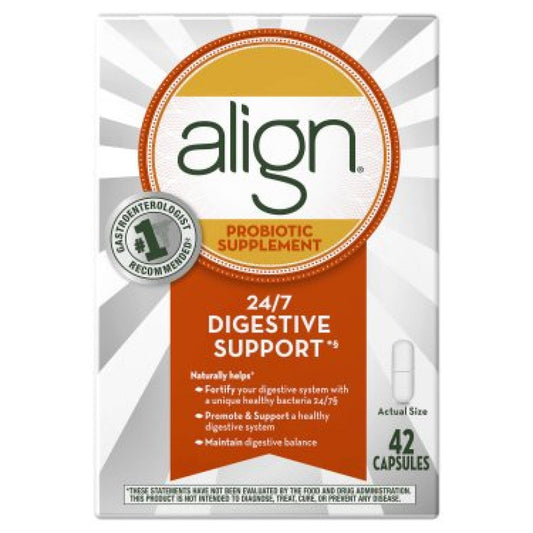 Align Probiotic, Probiotics For Women And Men, Daily Supplement Digestive Health, 1 Recommended By Doctors Gastroenterologists, 42 Capsules Vitamins & Supplements Pasteur Pharmacy