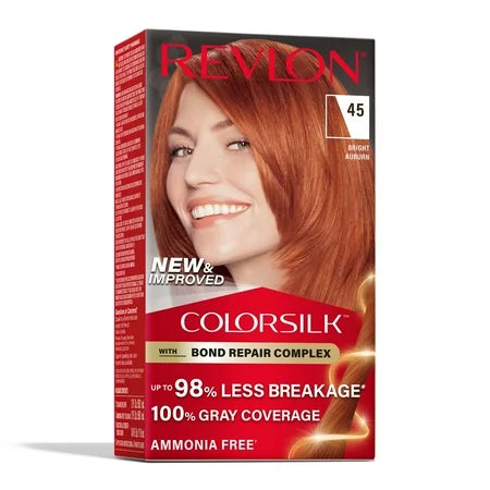 Revlon Colorsilk Beautiful Color Permanent Hair Color 045 Bright Auburn Hair Color Pasteur Pharmacy