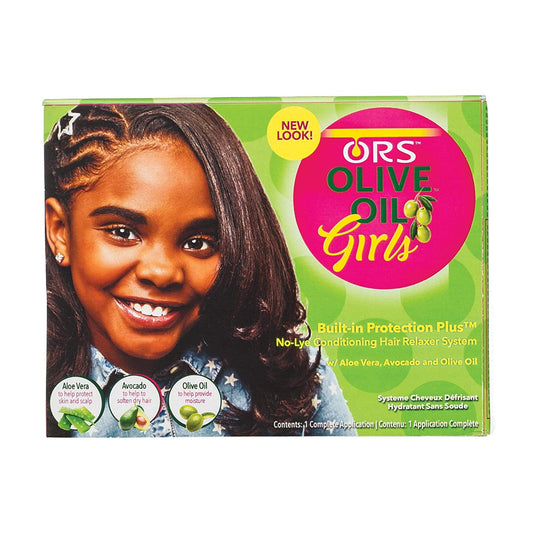 ORS Olive Oil Girls No-Lye Conditioning Hair Relaxer System Kit Hair Care Pasteur Pharmacy