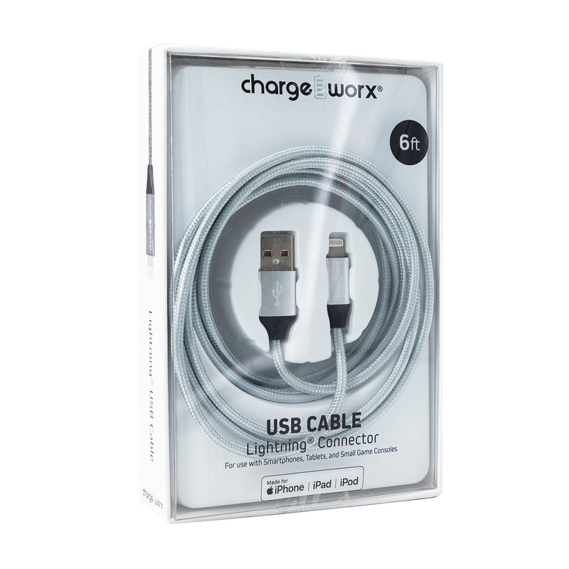 Charge Worx Metallic USB-C Cable Cables Pasteur Pharmacy