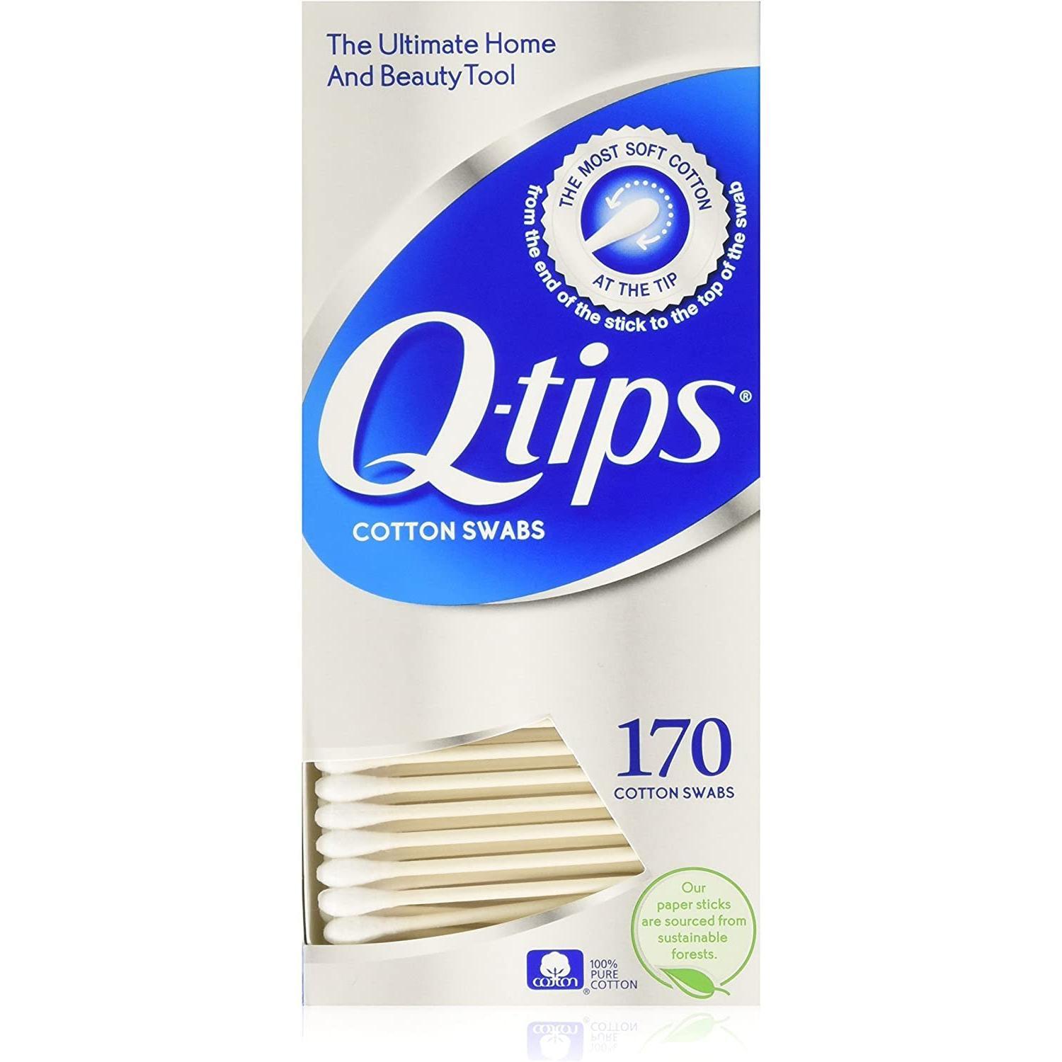 Q Tips Cotton Swabs 170 Ct Box Cotton Swabs Pasteur Pharmacy