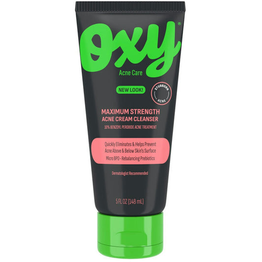 Oxy Maximum Strength Acne Cream Cleanser 5 Fl Oz Health & Beauty Pasteur Pharmacy