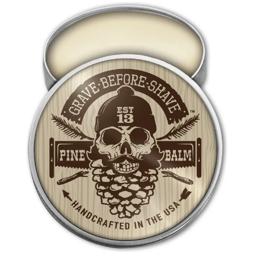 Grave Before Shave Pine Scent Beard Balm pine cedar Wood Scent 2 oz Beard Balm Pasteur Pharmacy