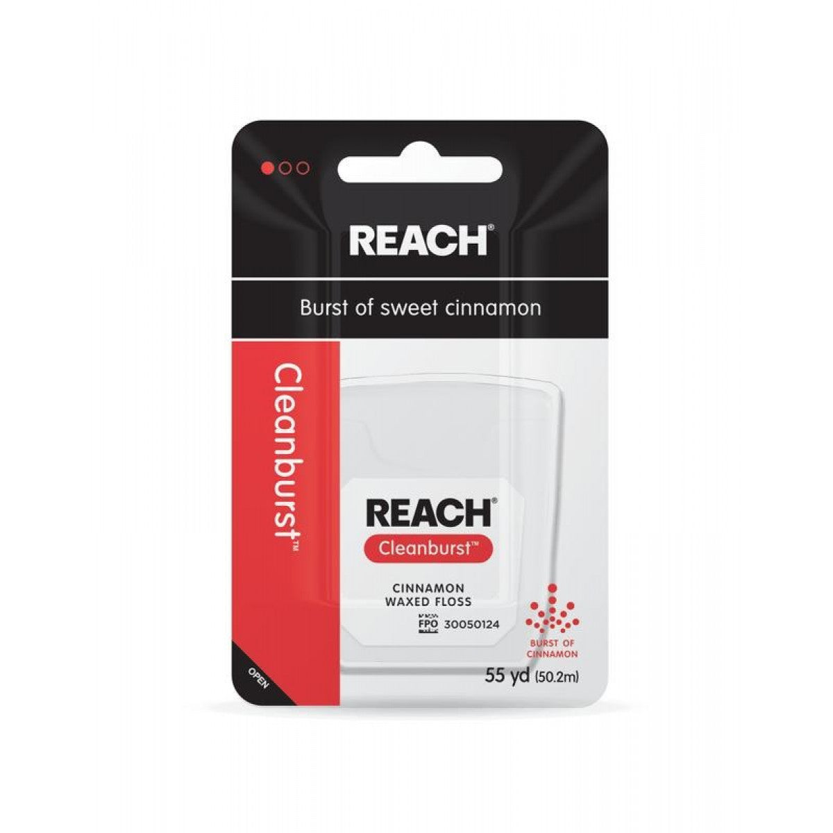 Reach Waxed Dental Floss Cinnamon 55Yd Dental Floss Pasteur Pharmacy