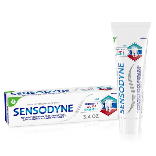Sensodyne Sensitivity Gum & Enamel Mint Toothpaste 3.4 Oz Toothpaste Pasteur Pharmacy