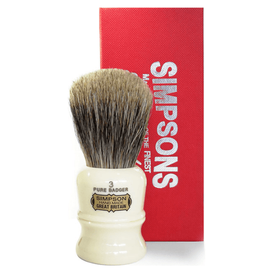 Simpsons Duke D3 Pure Badger Shaving Brush Shaving Brush Pasteur Pharmacy