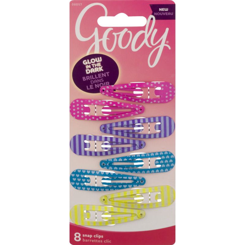 Goody Glow In The Dark Snap Clips Hair Care Pasteur Pharmacy