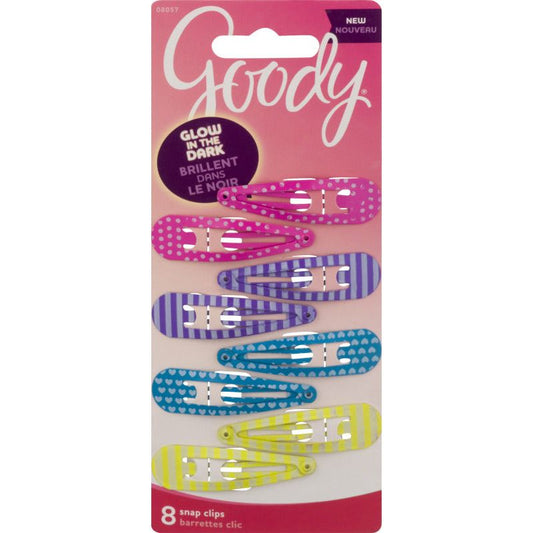 Goody Glow In The Dark Snap Clips Hair Care Pasteur Pharmacy