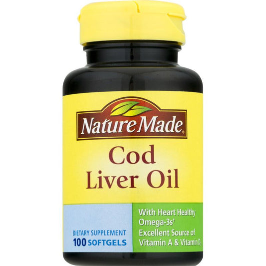Nature Made Cod Liver Oil, Softgels Vitamins & Supplements Pasteur Pharmacy
