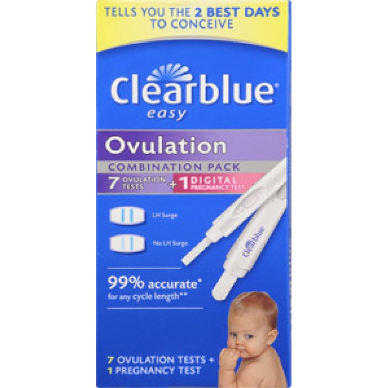 Clearblue Easy Ovulation 8 Pc Kit Pregnancy Tests Pasteur Pharmacy