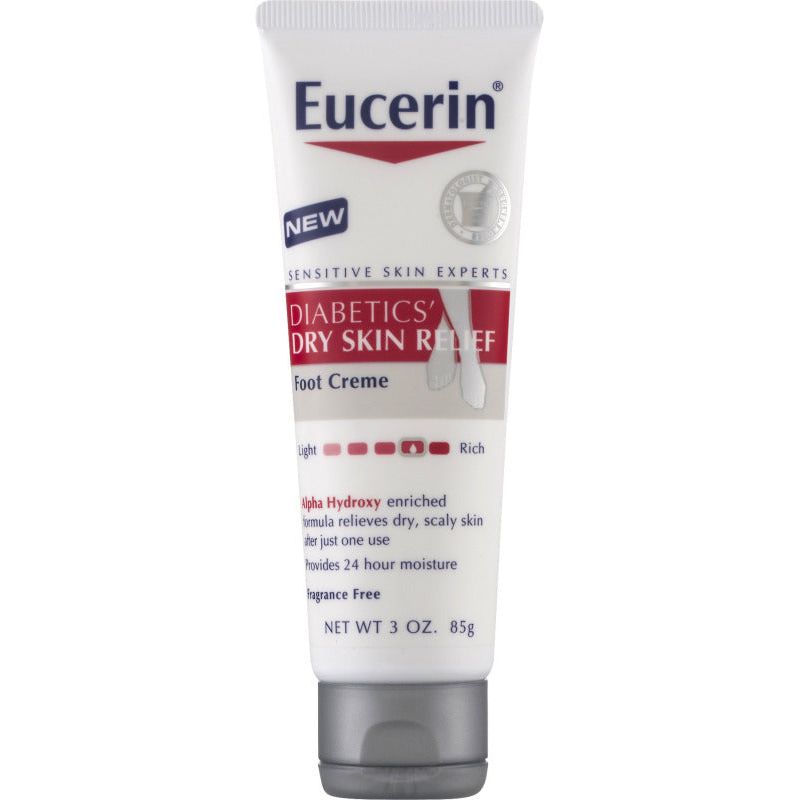 Eucerin Diabetics' Dry Skin Relief Foot Creme Skin Care Pasteur Pharmacy