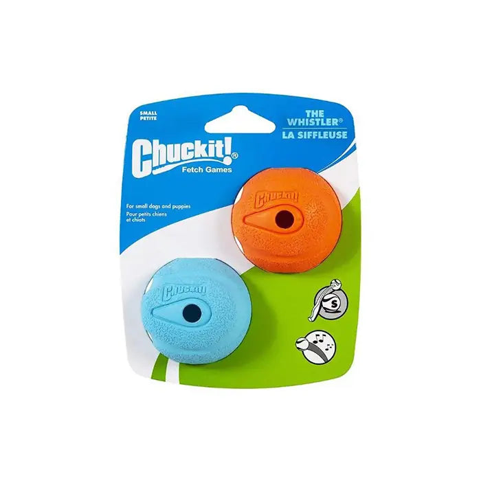 Chuckit! Lot de 2 balles siffleuses pour petits chiens