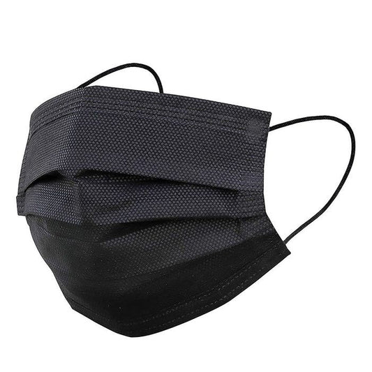 Gouyan 3-Ply Disposable Face Mask, Black