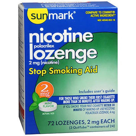 Sunmark Sm Nicot Loz Mint 2 Mg 72 Personal Care Pasteur Pharmacy