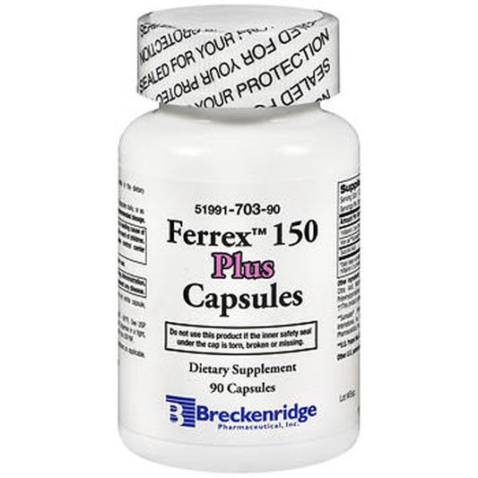 Breckenridge Ferrex 150 Plus Capsules Vitamins & Supplements Pasteur Pharmacy