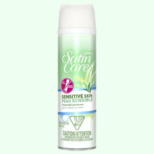 Gillette Venus Satin Care Sensitive Skin Shave Gel, Shaving Cream For Women, 7 Oz Shaving Cream Pasteur Pharmacy