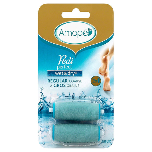 Amope Pedi Perfect Electronic Foot File Wet Dry Refills 2Ct Foot Care Pasteur Pharmacy