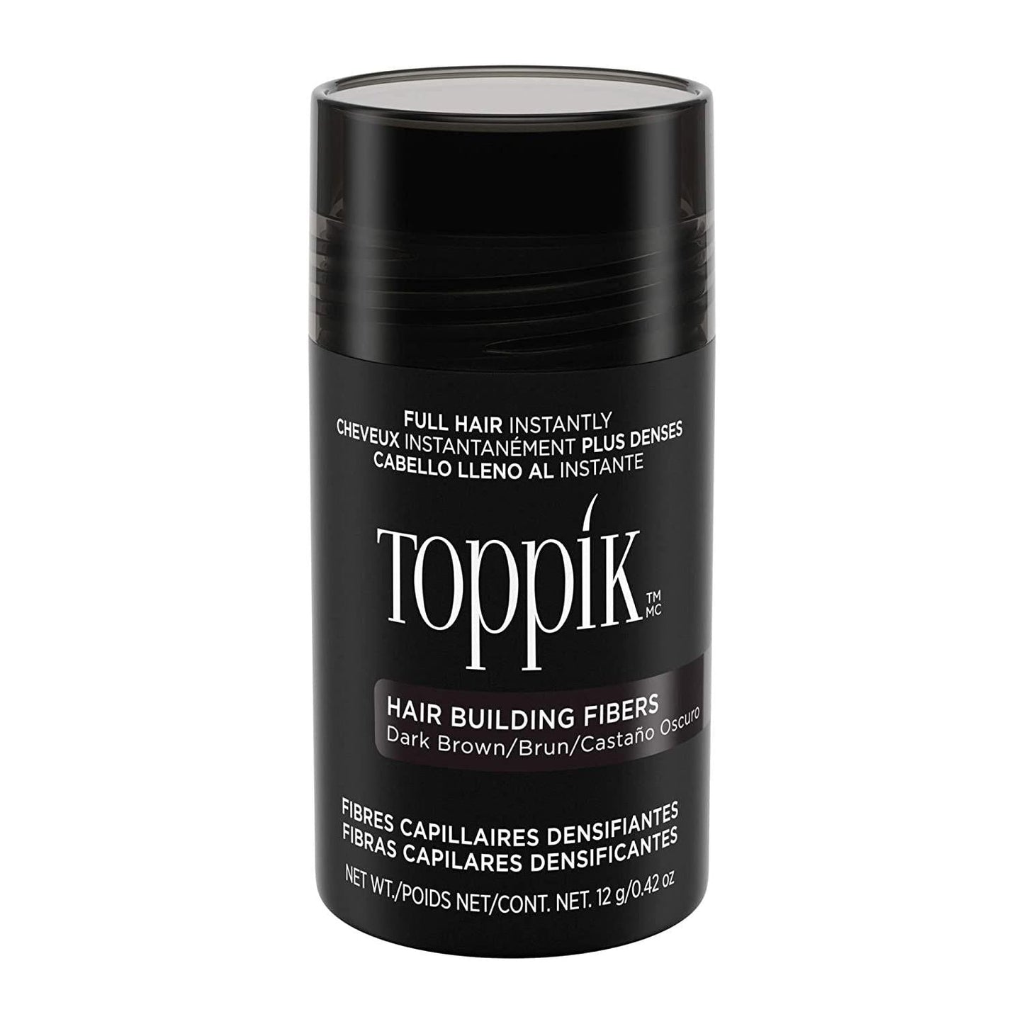 Toppik Hair Building Fibers Dark Brown 0.42 oz Hair Building Fibers Pasteur Pharmacy